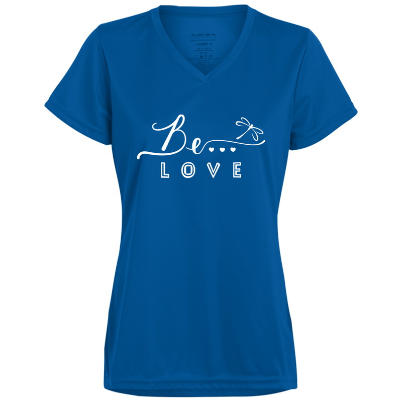 Be... Love Ladies V-Neck Tee