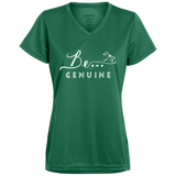 Be... Genuine Ladies V-Neck Tee