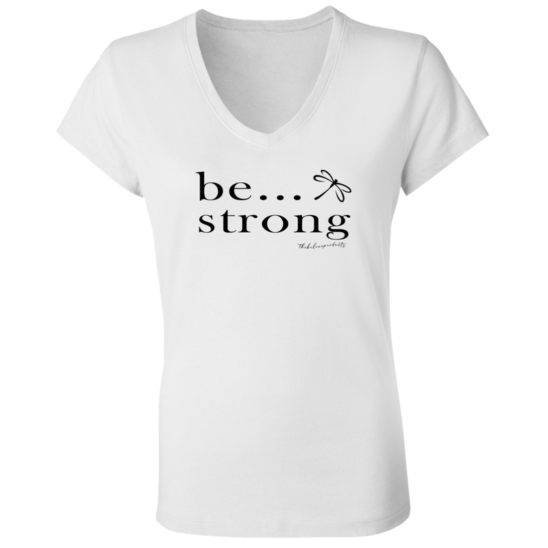 TBL Be Strong Jersey V-Neck T-Shirt