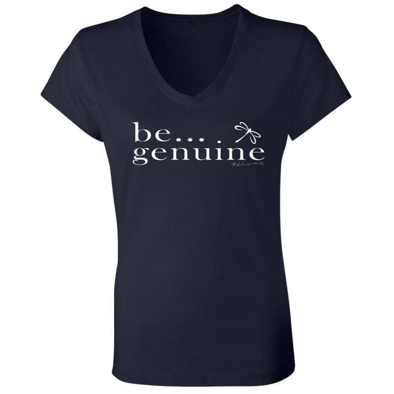 TBL Be Genuine Jersey V-Neck T-Shirt