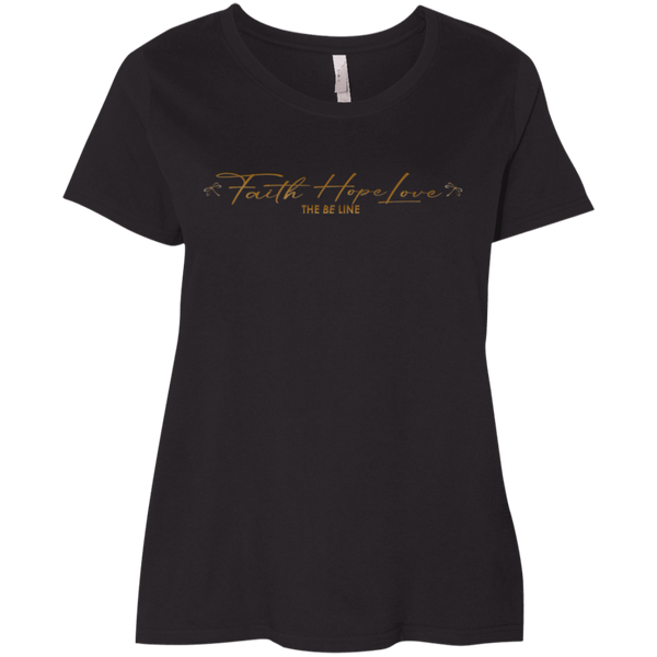 Faith Hope Love Curvy T-Shirt