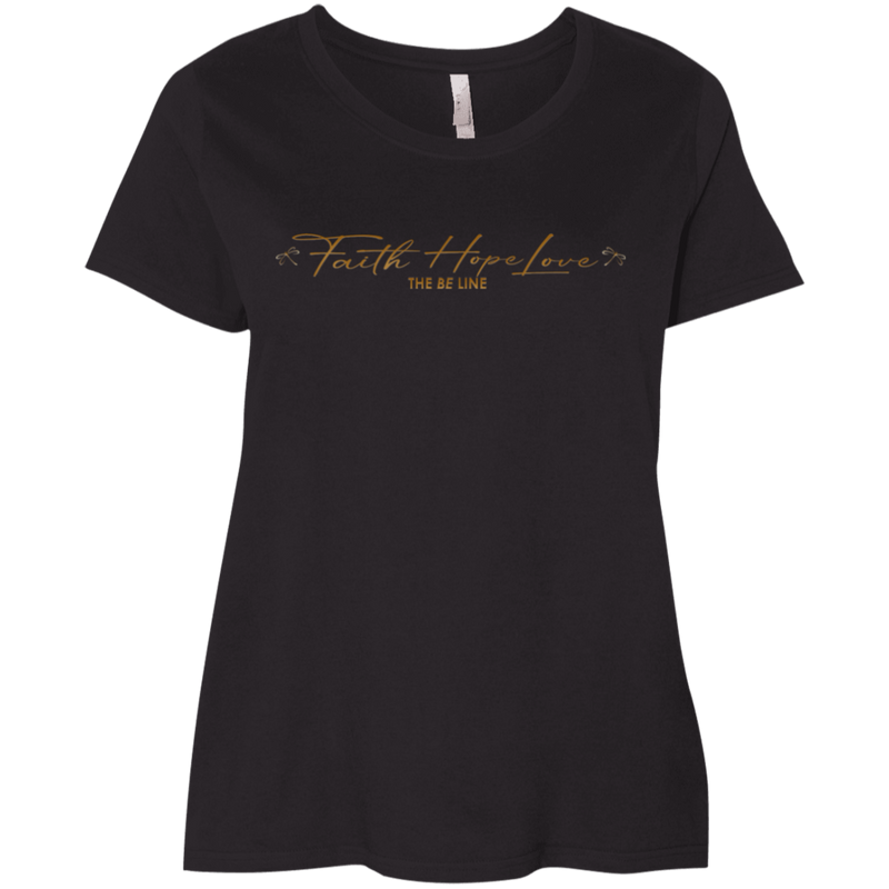 Faith Hope Love Curvy T-Shirt