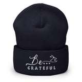 Be...Grateful Cuffed Beanie - The Be Line Products