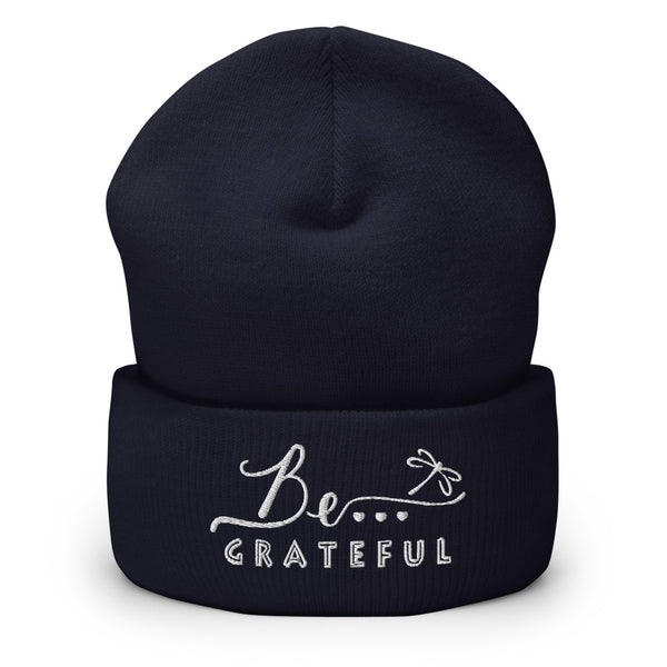 Be...Grateful Cuffed Beanie - The Be Line Products