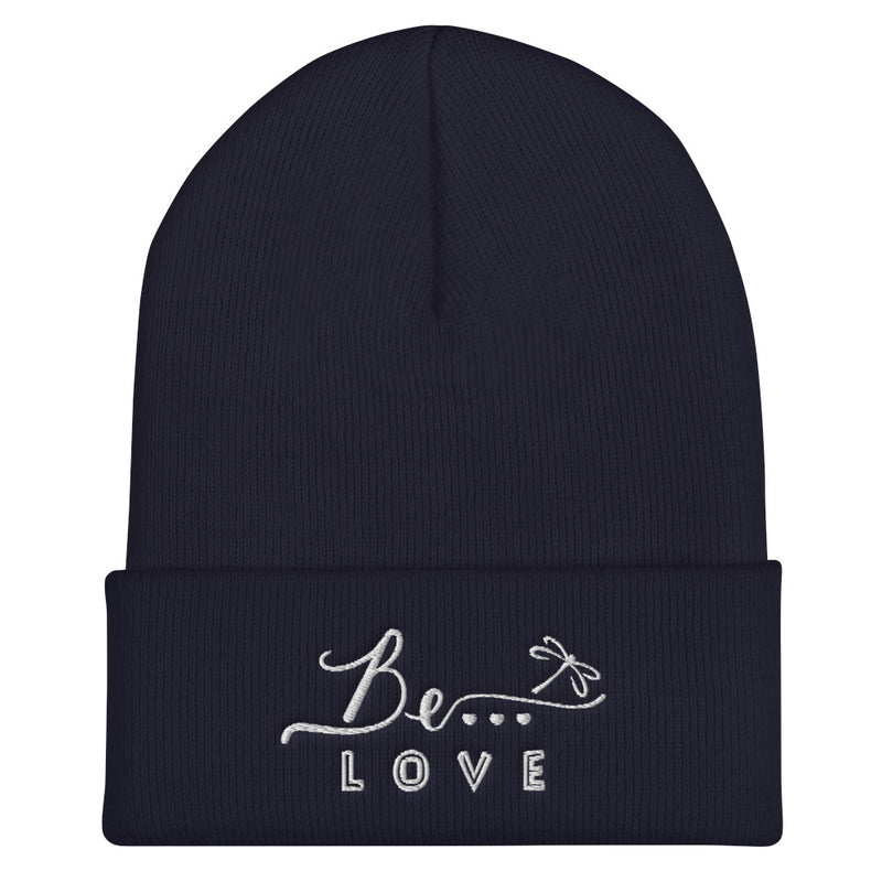 Be...Love Cuffed Beanie - The Be Line Products