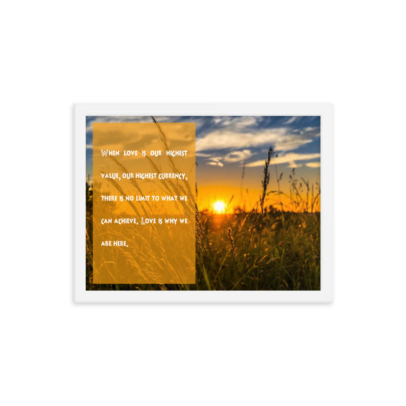 Love Is Why We Are Here Print - The Be Line Products