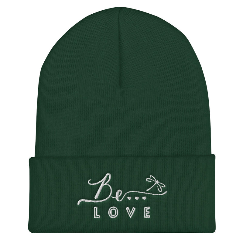 Be...Love Cuffed Beanie - The Be Line Products