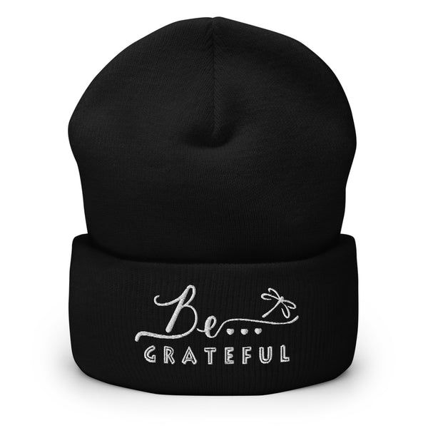 Be...Grateful Cuffed Beanie - The Be Line Products