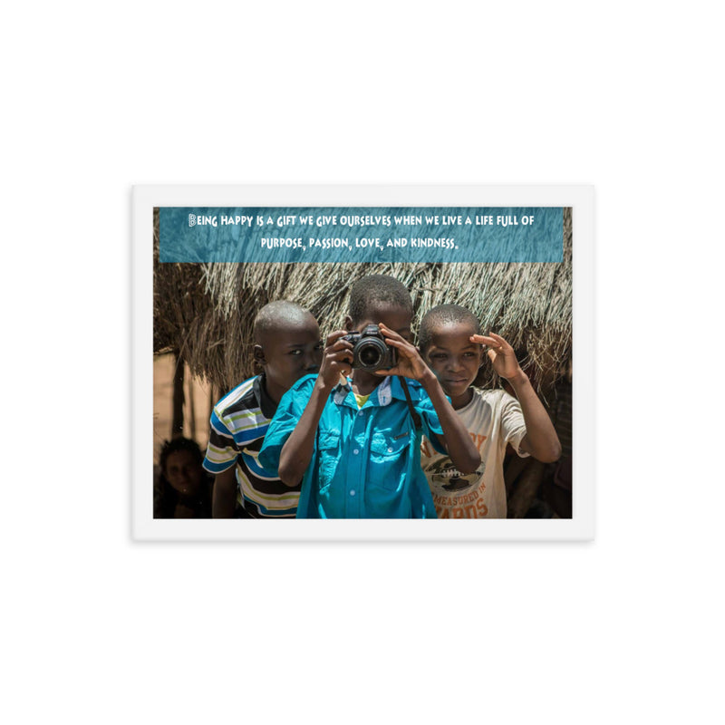 Being Happy Africa Print - The Be Line Products