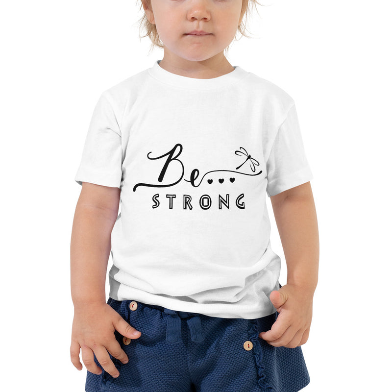 Be...Strong Toddler Short Sleeve Tee - The Be Line Products