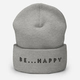 Be...Happy Cuffed Beanie - The Be Line Products