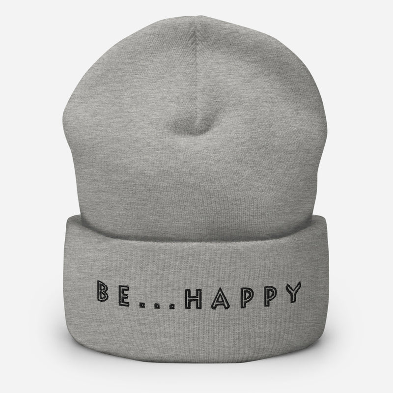 Be...Happy Cuffed Beanie - The Be Line Products
