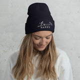 Be...Happy Cuffed Beanie - The Be Line Products