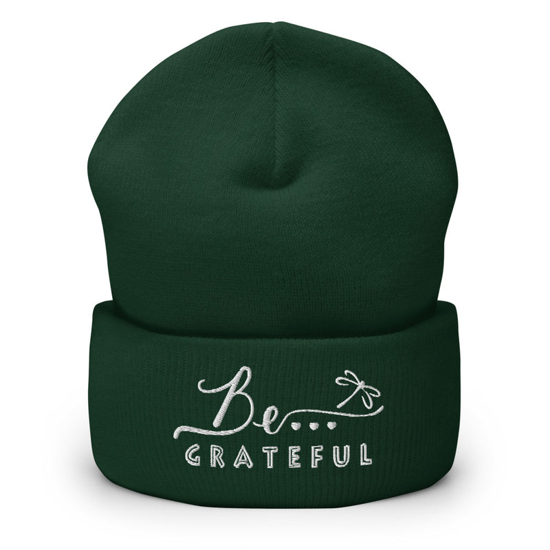 Be...Grateful Cuffed Beanie - The Be Line Products