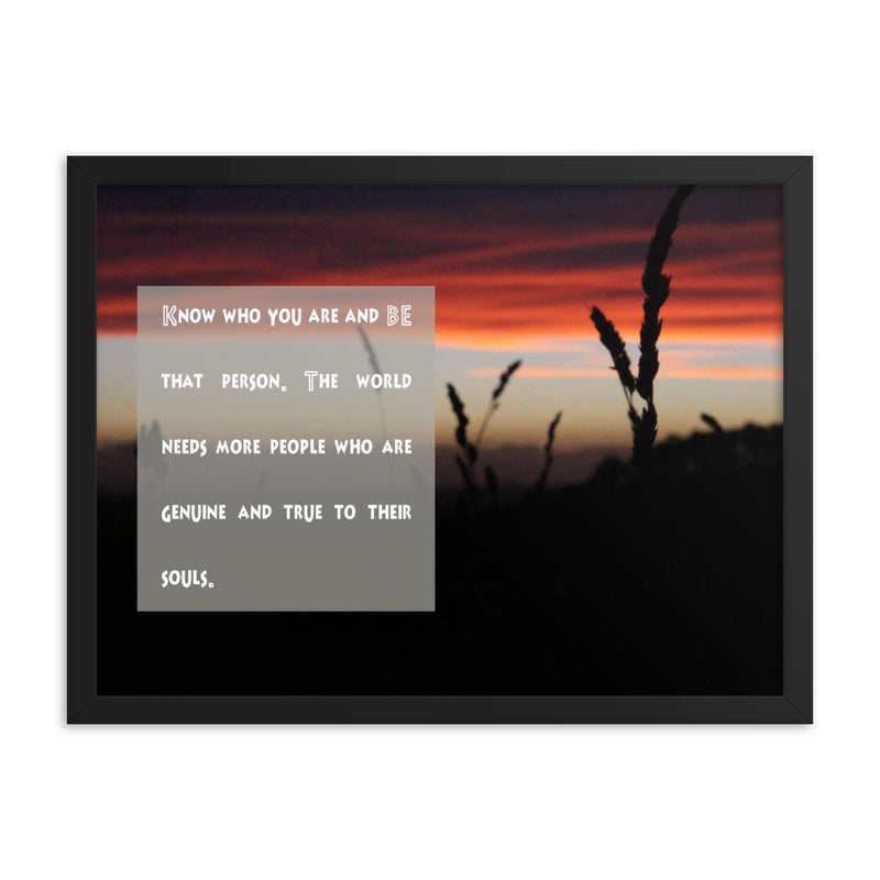 Know Who You Are Africa Print - The Be Line Products
