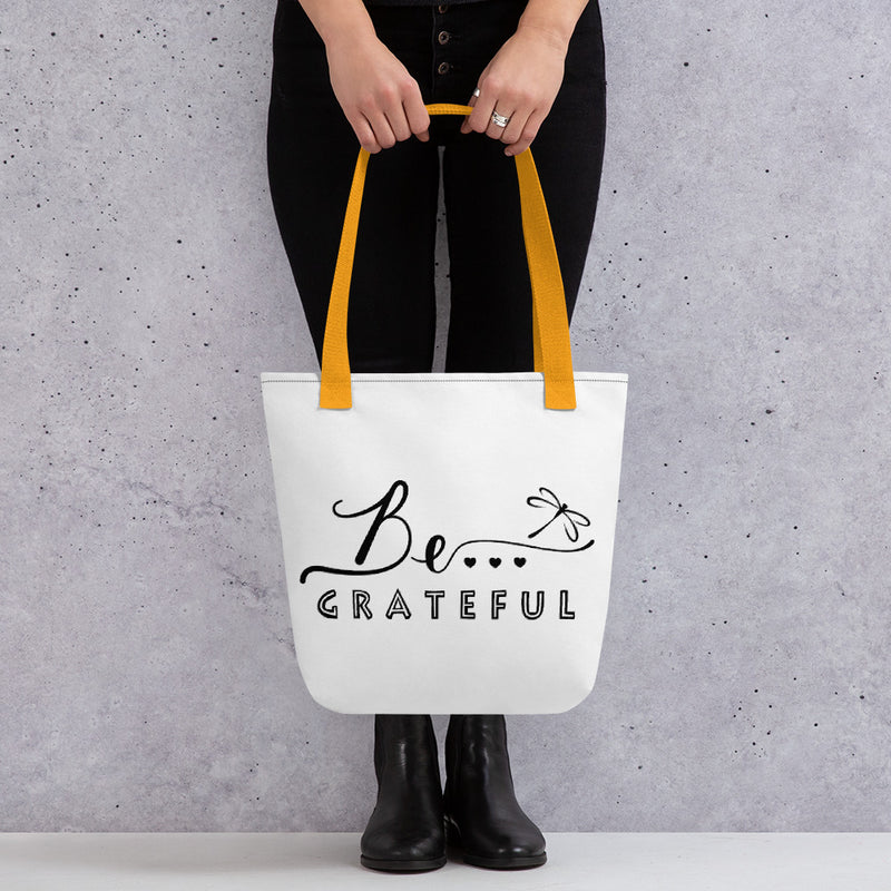 Be... Grateful Tote Bag - The Be Line Products
