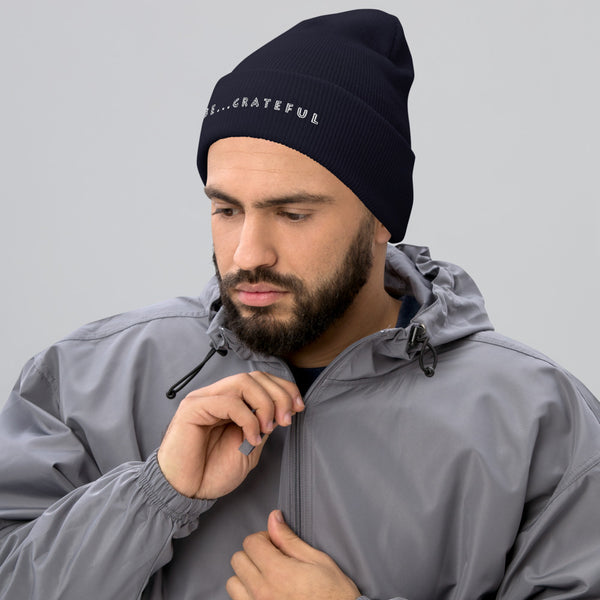 Be...Grateful Cuffed Beanie - The Be Line Products