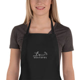 Be...Grateful Embroidered Apron - The Be Line Products