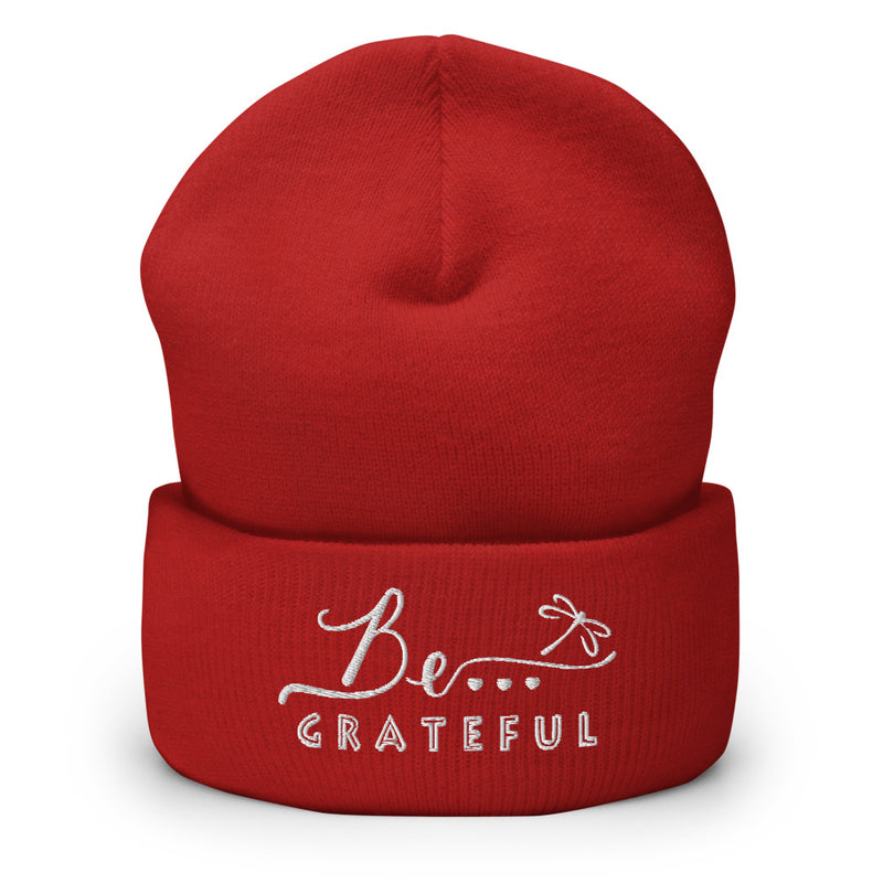 Be...Grateful Cuffed Beanie - The Be Line Products