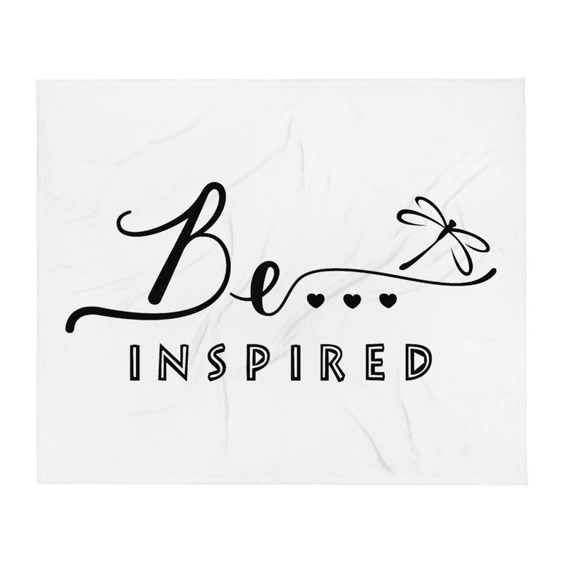 Be...Inspired Throw Blanket - The Be Line Products