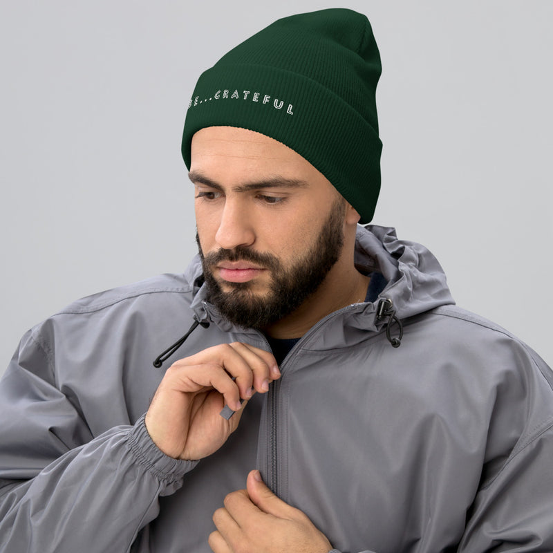 Be...Grateful Cuffed Beanie - The Be Line Products