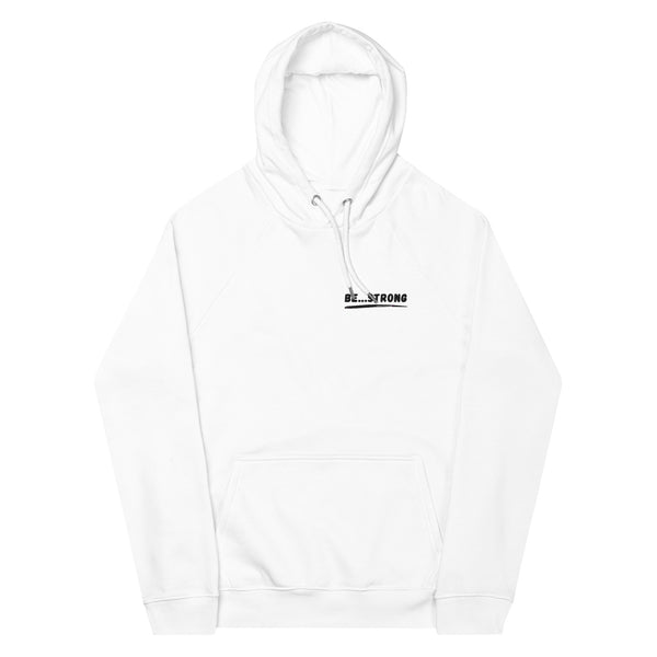 be-strong-mens-white-hoodie