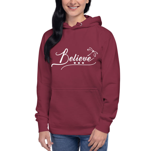 Believe Women's Premium Hoodie - The Be Line Products